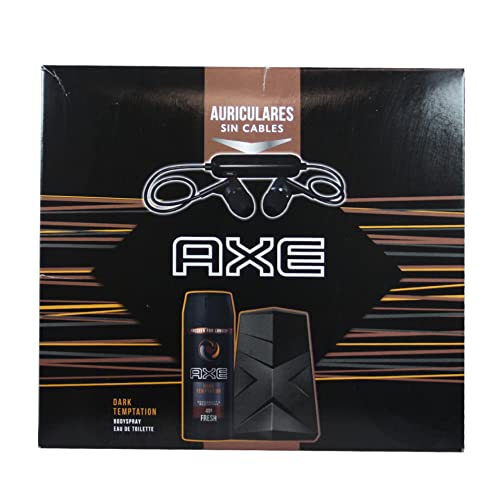 Axe Music Box con Auriculares Inalámbricos (Bodyspray 150 ml + Eau de toilette 50ml + Auriculares Inalámbricos)