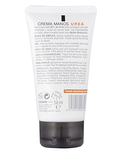 Babaria - Crema de manos anti-grietas, 50 ml