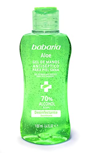 Babaria – Gel de manos hidroalcohólico higienizante aloe vera – 70% alcohol - 100 ml