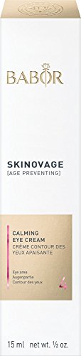 Babor SKINOVAGE Calming Eye Cream Crema para el contorno de ojos sensible, reduce las rojeces, con pantenol, sin perfumes ni colorantes, en formato de 1 x 15ml