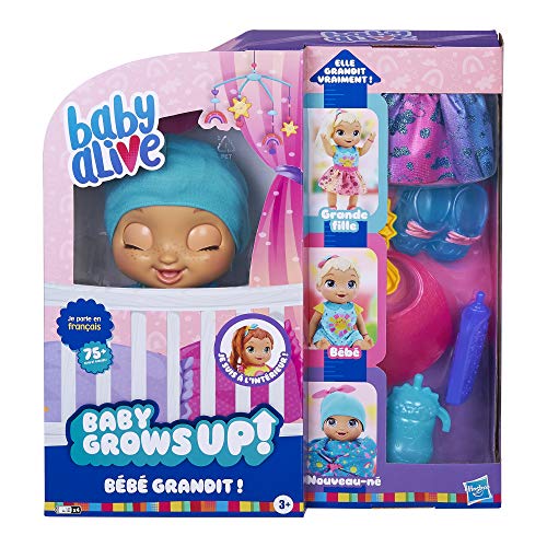 Baby Alive Happy Hope, Muñeca bebé Que Crece y Habla