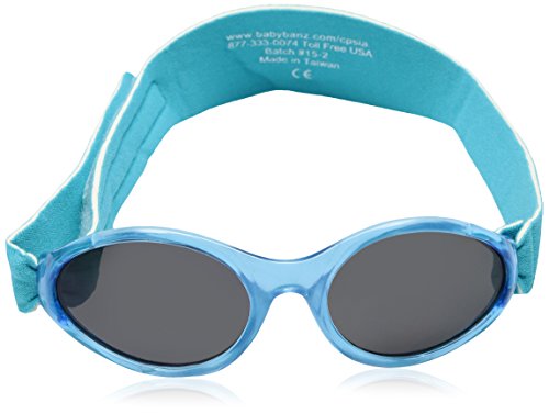 Baby Banz - Gafas de sol Ovaladas para niños, color Azul (Caribbean Blue), talla 0-2 anos