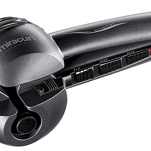 BaByliss BAB2665SBE MiraCurl Steamtech, Rizador de pelo automático con vapor, crea rizos espectaculares, fácilmente y en tiempo récord, 3 Temperaturas, Ajuste dirección del rizo