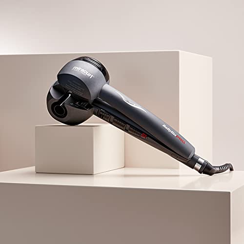 BaByliss BAB2665SBE MiraCurl Steamtech, Rizador de pelo automático con vapor, crea rizos espectaculares, fácilmente y en tiempo récord, 3 Temperaturas, Ajuste dirección del rizo