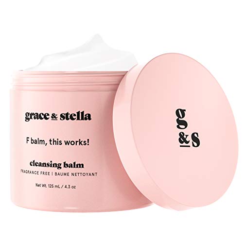 Bálsamo Fusión de Limpieza del Maquillaje Grace y Stella - F-Balm - Vegano - Bálsamo de Limpieza para Remover el Maquillaje - Eliminador de Maquillaje para Limpieza Facial (125 ml)