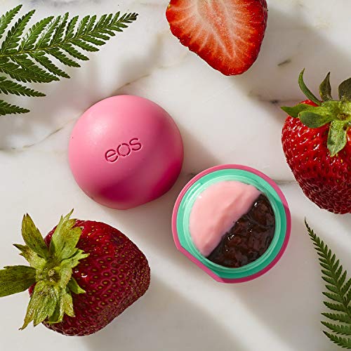 Bálsamo para labios esférico EOS, suave, aroma Strawberry Sorbet