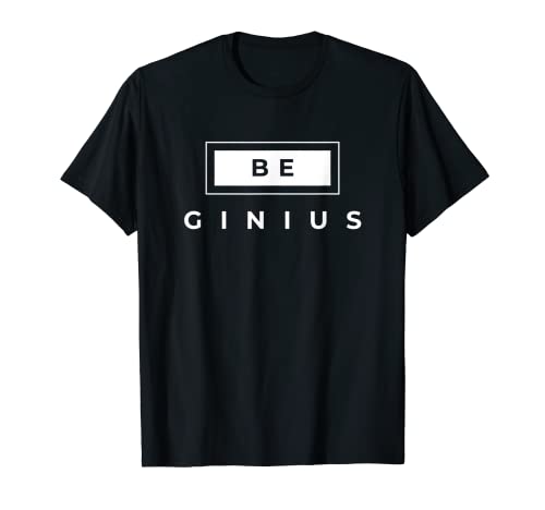 Be Ginius Ginebra Gafas Alcohol Cóctel Tónico Ginebra Camiseta