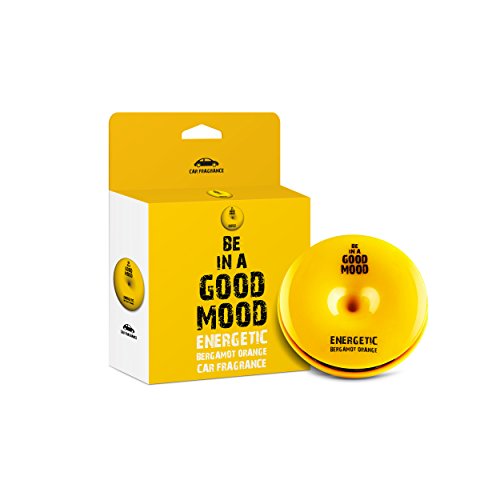 Be in a Good Mood - Fragancias para coches - Aceites esenciales y ambientador para coche con difusor de ventilación - fácil de usar - mejora su estado de ánimo y elimina olores desagradables