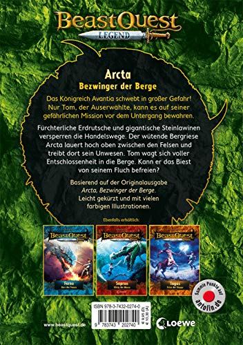 Beast Quest Legend (Band 3) - Arcta, Bezwinger der Berge: Kinderbuch für Jungen ab 8 Jahre - Mit farbigen Illustrationen