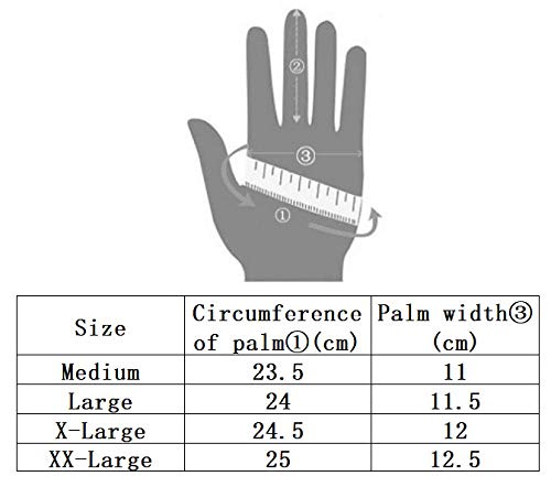 B/H Guantes de Pantalla táctil Suave,Deportes Impermeables más Guantes para Pantalla táctil,Guantes cálidos a Prueba de Viento con Cremallera-C_Large,Guantes Deportivos para Correr en Invierno