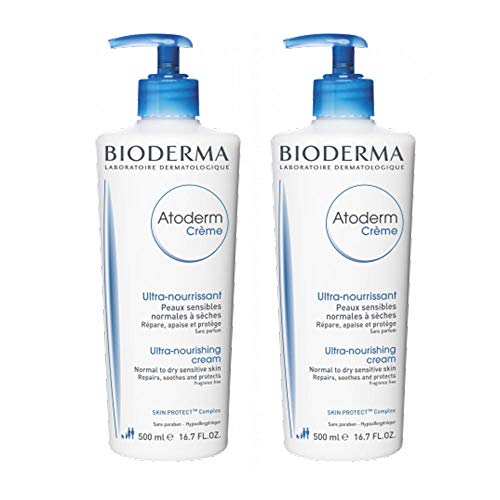Bioderma Atoderm - Creme Crema Nutriente Viso Corpo, 2 x 500ml