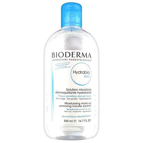 Bioderma Hydrabio H2O - Solución micelar desmaquillante e hidratante para pieles sensibles deshidratadas, 500 ml