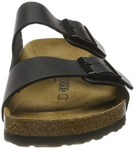 Birkenstock Arizona Negro Cuero Nubuck aceitado