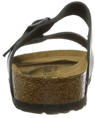 Birkenstock Arizona Negro Cuero Nubuck aceitado