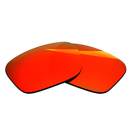 BlazerBuck Lentes de repuesto para Oakley Holbrook XL OO9417, Rojo (Fire Red Polarized)