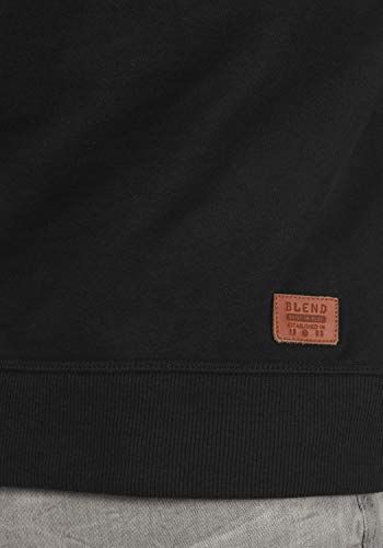 BLEND Alex - Sudadera para Hombre, tamaño:S;color:Black (70155)