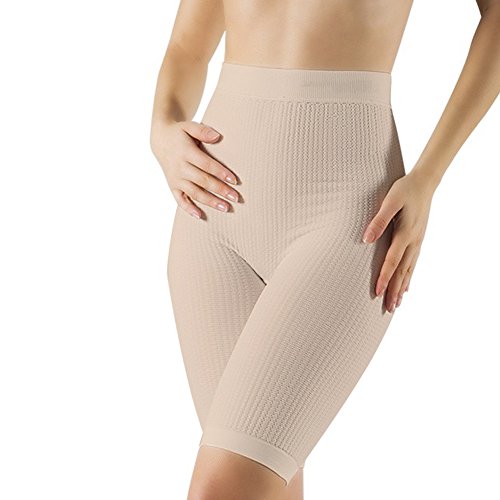 Body&Co Short clásico en Microfibra Suave con acción de Masaje y microcápsulas sin cafeína Que queman Grasa y anticelulíticos