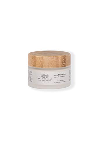 Boí Thermal Ivory Mud Mask. Mascarilla Facial Restauradora. Efecto Reparador Y Reconfortante Para Pieles Sensibles. Cosmética Natural Y Vegana. Hipoalergénico. 50 ml