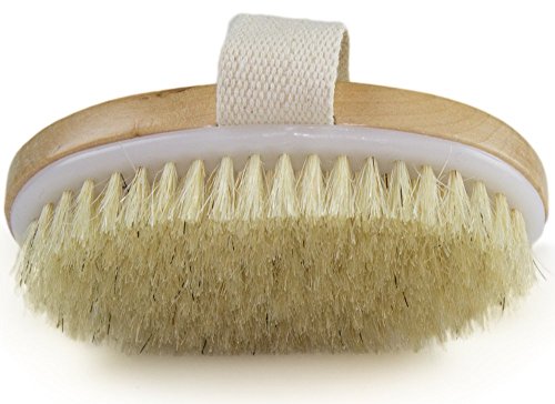 Boolavard Dry Skin Body Brush - Mejora la salud y la belleza de la piel - Cerdas naturales