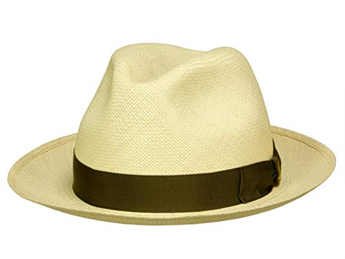 Borsalino - Sombrero Panamá - para mujer Natur-Braun (714-2) 62 cm