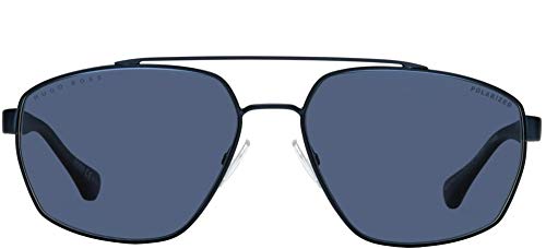 Boss 1118/S Gafas de Sol, Matte Blue, 61 para Hombre