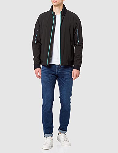 BOSS J_Taurus Chaqueta para Lluvia, Negro1, M para Hombre