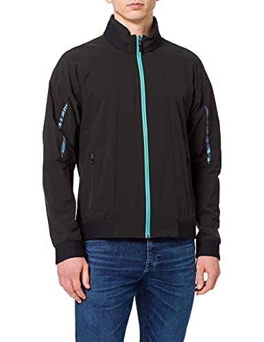 BOSS J_Taurus Chaqueta para Lluvia, Negro1, M para Hombre