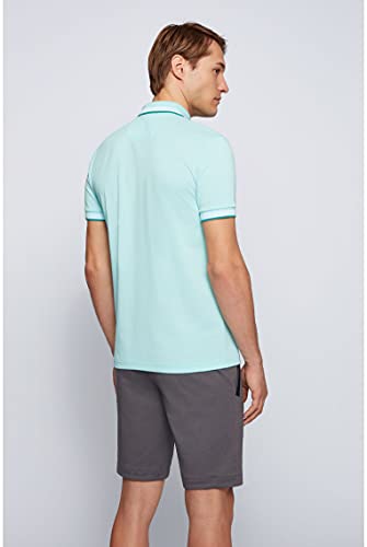 BOSS Paddy Camiseta Polo, Azul (Open Blue 482), S para Hombre
