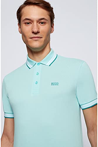 BOSS Paddy Camiseta Polo, Azul (Open Blue 482), S para Hombre
