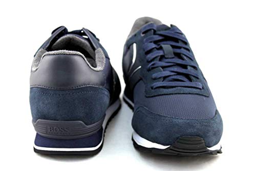 BOSS Parkour_Runn_nymx2, Zapatillas Hombre, Dark Blue402, 44 EU