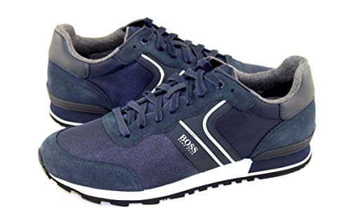 BOSS Parkour_Runn_nymx2, Zapatillas Hombre, Dark Blue402, 44 EU