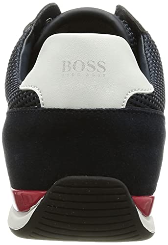 BOSS Saturn_Lowp_mest, Zapatillas Hombre, Dark Blue401, 40 EU