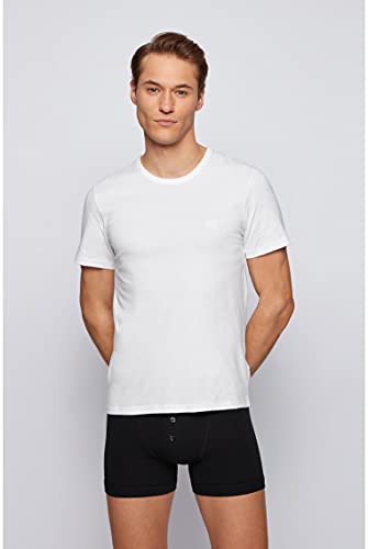 BOSS T-shirt Rn 3p Co, Camiseta, para Hombre, Blanco (White 100), X-Large