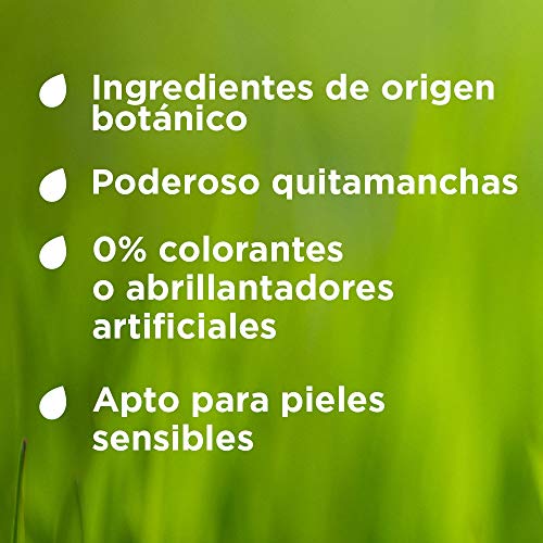 Botanical Origin Detergente para lavadora ecológico apto para pieles sensibles, aroma Flor de naranjo y hojas cítricas - Pack de 6 x 20, total 120 lavados