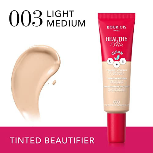 Bourjois Healthy Mix Tinted Beautifier - Crema facial con color tono 003, 30ml
