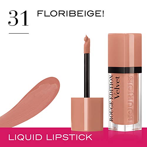 Bourjois Rouge Edition Velvet Barra de Labios Líquida Tono 31 Floribeige! - 28 gr