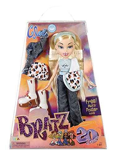 Bratz Edición Especial 20 Años Muñeca de Moda Original Cloe Caja holográfica y póster Coleccionable + Edición Especial 20 Años Muñeca de Moda Original Jade-Caja holográfica y póster-Coleccionable