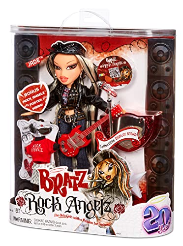 Bratz Rock Angelz Muñeca de Moda de edición Especial 20 Jade-Incluye Guitarra, Ropa, Accesorios, póster y más-Reedición Favorita de los Fans-Coleccionable-Edad: 7+ años, Color (577805)