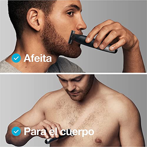 Braun Series Afeitadora Barba Hombre y Depiladora Corporal Hombre + Afeitadora Eléctrica Cabezal de Recambio