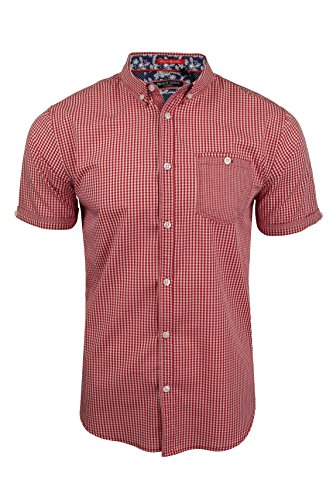 Brave Soul Clement' With Buton Down Collar - Camisa de cuadros para hombre