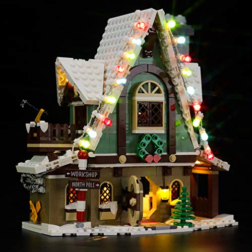 BRIKSMAX Kit de iluminación LED para Lego Seasonal Elf Clubhouse, complemento de Juego de Luces LED para Lego Set 10275 (no Incluye Modelo Lego)…