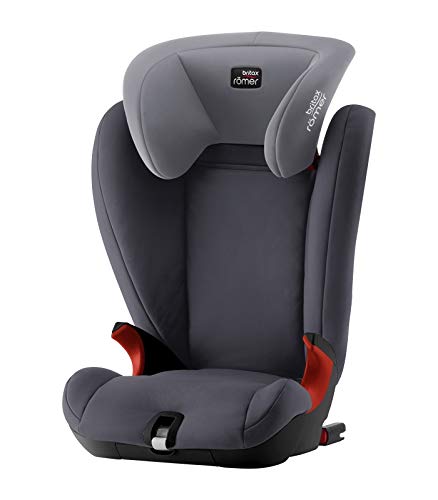 BRITAX RÖMER Silla Coche KIDFIX SL BLACK SERIES Anclaje ISOFIX Niño de 15 a 36 kg Grupo 2/3 de 3,5 a 12 Años, Storm Grey