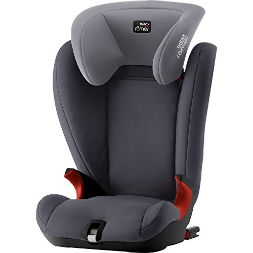 BRITAX RÖMER Silla Coche KIDFIX SL BLACK SERIES Anclaje ISOFIX Niño de 15 a 36 kg Grupo 2/3 de 3,5 a 12 Años, Storm Grey