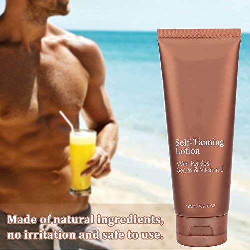 Bronce Unisex, Autobronceador, Loción Autobronceadora, Autobronceadora Hidratante de Larga Duración, Bronceador Sin Sol, Crema Corporal 125ml