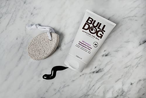 Bulldog Skincare for Men - Exfoliante Facial 125 ml para Hombres con Piel Grasa - Contiene Ingredientes Naturales Hamamelis, Corteza de Sauce y Enebro