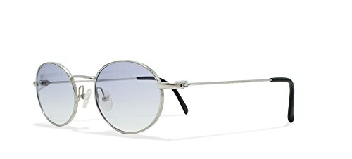 Burberry s B8829 YB7 - Gafas de sol vintage de plata redondas para hombres y mujeres