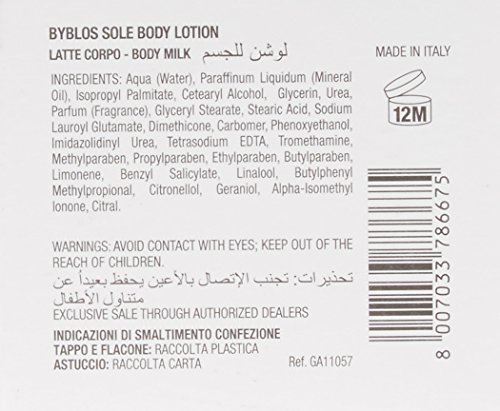 Byblos Sole Lotion 400 Ml