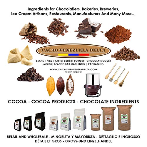 Cacao en Polvo Puro 100% - Tipo Alcalinizado - Desgrasado 10-12% - Bolsa 250g - Cacao Venezuela Delta