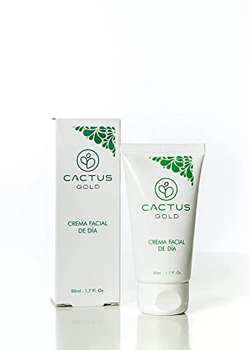 Cactus Gold Crema Facial De Dia Con Aceite De Opuntia | Contiene Aceite De Semilla De Higo Chumbo, 50 Mililitro