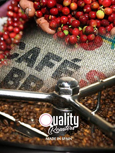 ☕ Café en grano natural "Aroma". 70% Arabica + 30% Robusta. 1Kg. Blend. Tostado artesanal.